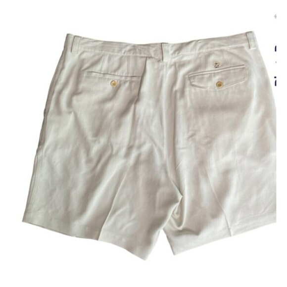 Tommy Bahama Shorts Mens 40 Silk Beige Beach Golf Pleated Relax Casual Lot of 2 - Picture 4 of 5